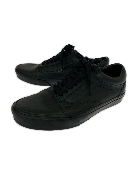 VANS スニーカー OLD SKOOL LEATHER 黒 (27.5)