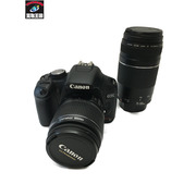 Canon EOS KISS X3 カメラセット  レンズ×2/バッテリー/充電器/ストラップ/通電OK