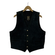 OLD Bayleaf Arch leather VEST (M-L) 黒