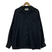 WACKO MARIA KASURI OPEN COLLAR SHIRT L/S Ｌ