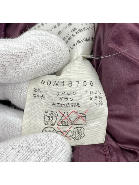 THE NORTH FACE ダウンジャケット METRO DOWN COAT パープル S[値下]