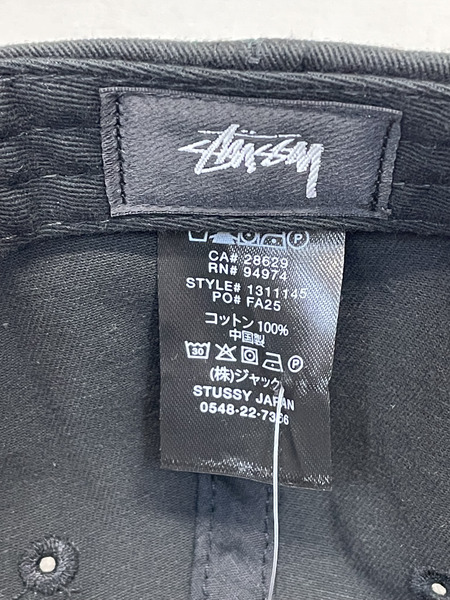 STUSSY 25AW BASIC 9TWENTY CAP 黒