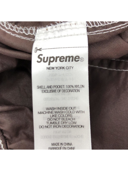 Supreme 24SS ナイロンペインターショーツ (M) ブラウン