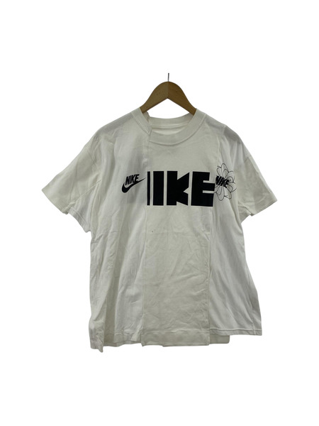 NIKE×sacai ハイブリッドTee 白 M