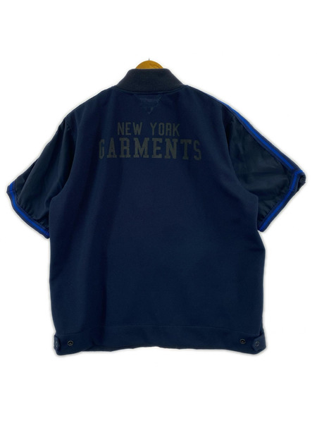 Engineered Garments BEAMS+ 半袖ブルゾン 紺 (M)