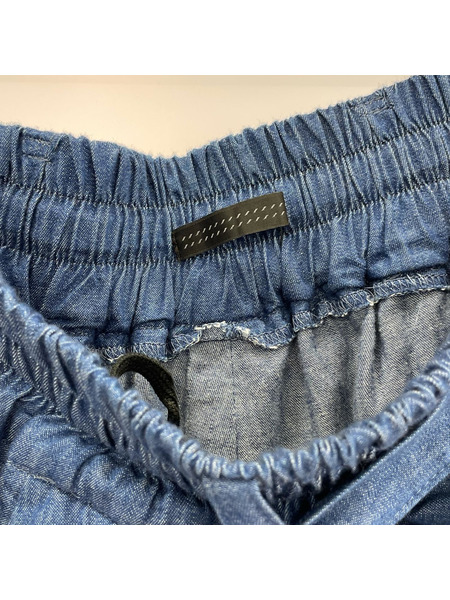 パンツ BISHOOL 着物パンツ 青