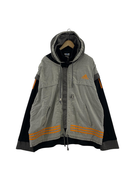 90~00s adidas ベストレイヤード トラックフーディ XL[値下]