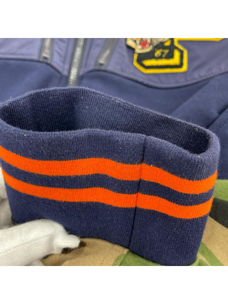 POLO RALPH LAUREN ジャケット P タイガー 袖カモ トラックジャケット ネイビー XXL[値下]