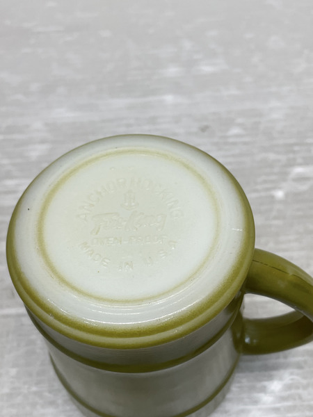 Fire-King バレル レンジャー マグカップ GRN