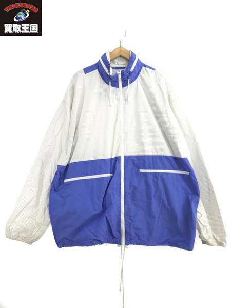 MAISON MARGIELA 19SS WHT BLU RIPSTOP HOODED BLOUSON (44)｜商品番号