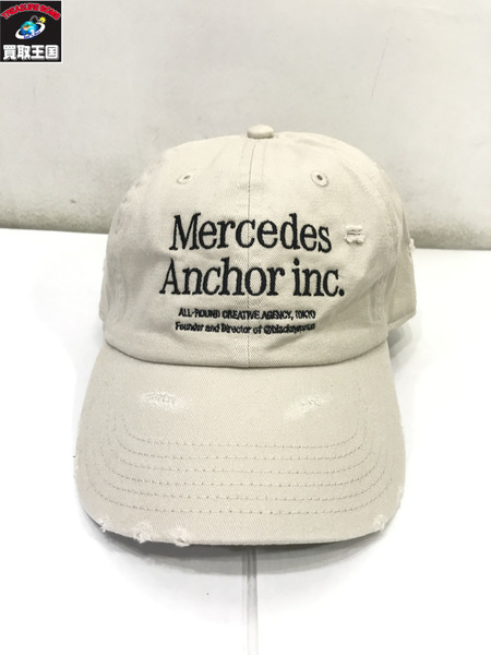 MERCEDES ANCHOR INC キャップ ダメージ加工 - 帽子
