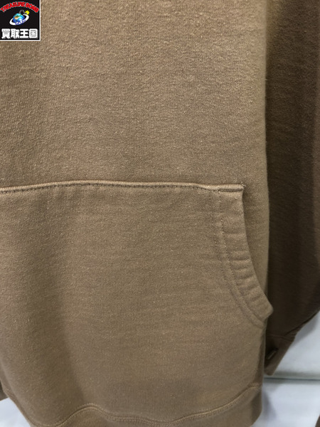 Supreme 22SS/Cropped Panels Hooded Sweatshirt/XL/茶/シュプリーム