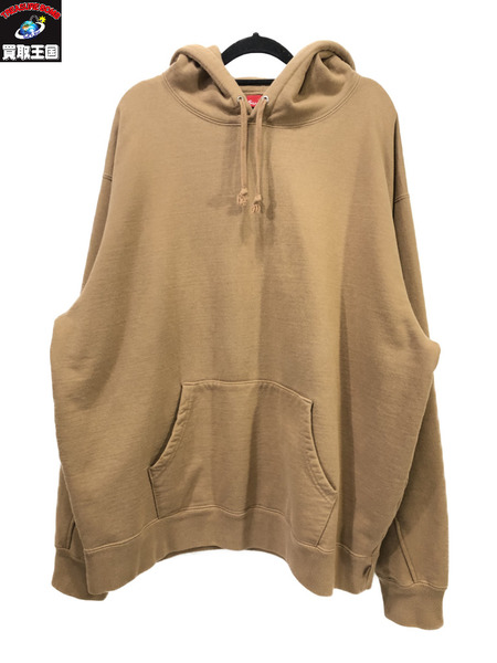 Supreme 22SS/Cropped Panels Hooded Sweatshirt/XL/茶/シュプリーム