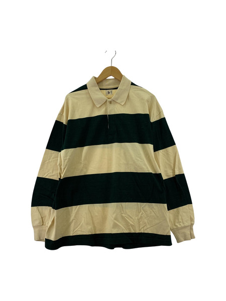 blurhmsROOTSTOCK 24SS Wide Border Rugby Shirt ラガーシャツ 3