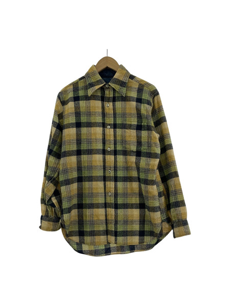 60s PENDLETON ウールチェックシャツ/M[値下]