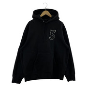 Supreme/22AW/S Logo Hooded Sweatshirt/L/黒