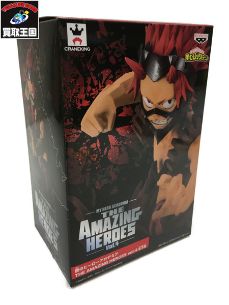 バンプレスト 僕のヒーローアカデミア THE AMAZING HEROES vol.4 切島鋭児郎 フィギュア 全1種｜商品番号：2100159991971  - 買取王国ONLINESTORE