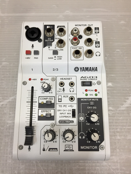 YAMAHA MIXING CONSOLE ミキシングコンソール AG03