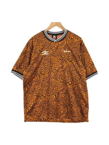 Supreme×Umbro Soccer Jersey オレンジ L