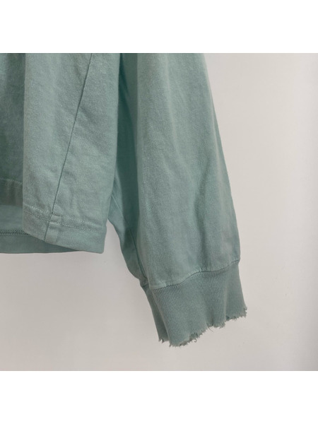 DAIRIKU 長袖Tシャツ・カットソー YOUNG Embroidery Tee 水色