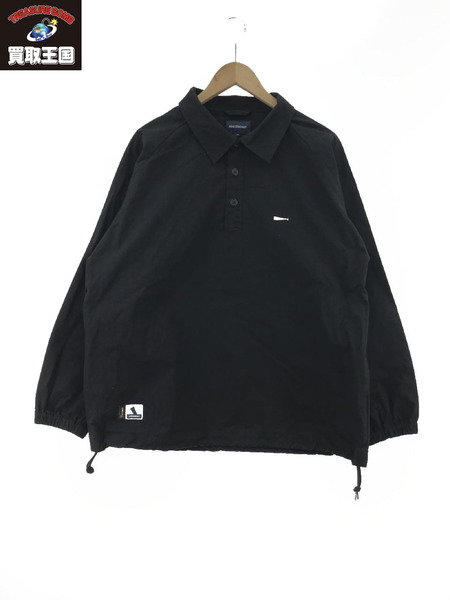 DESCENDANT ROCKET OXFORD LS SHIRT CORDURA ポロシャツ 黒 2