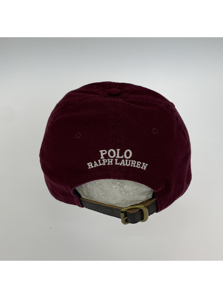 POLO RALPH LAUREN ポロベア 6パネルキャップ レッド