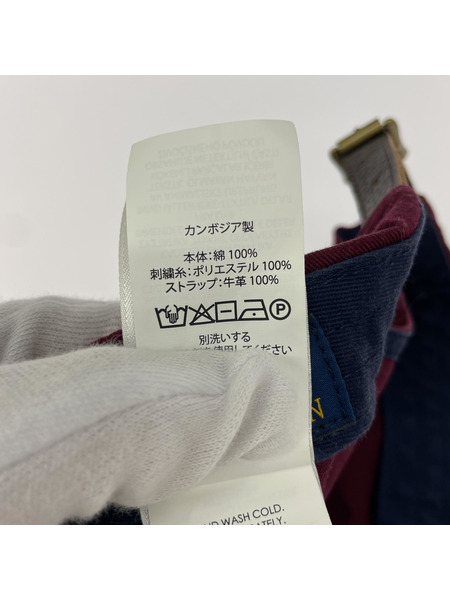 POLO RALPH LAUREN ポロベア 6パネルキャップ レッド