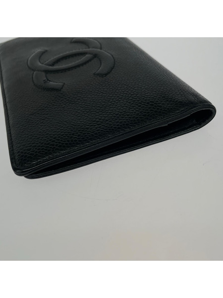 長財布 CHANEL キャビアスキン 長財布[値下]
