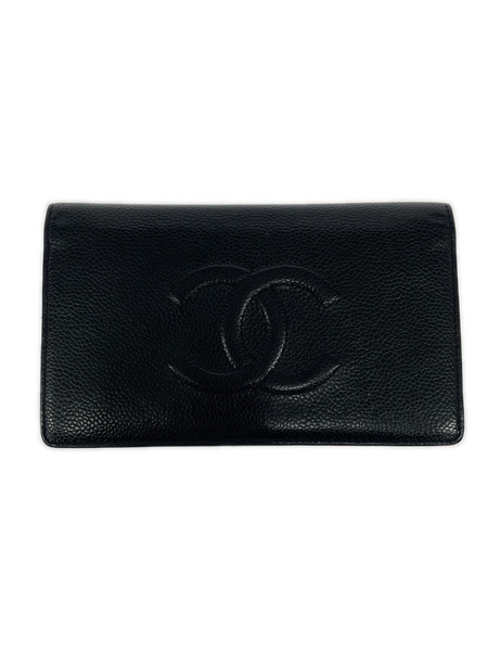 長財布 CHANEL キャビアスキン 長財布[値下]