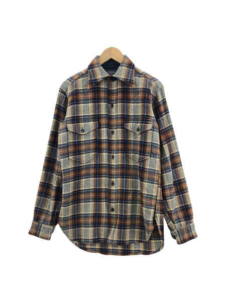 PENDLETON 70s チェック ウールシャツ (S)