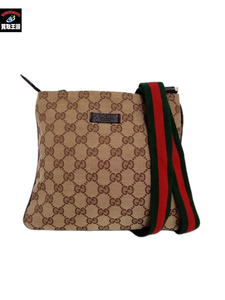 GUCCI GGキャンバス/シェリーライン/ショルダーバッグ/146309