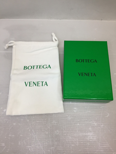 BOTTEGA VENETA イントレチャート 二つ折り 財布 コンパクトウォレット ブルー 