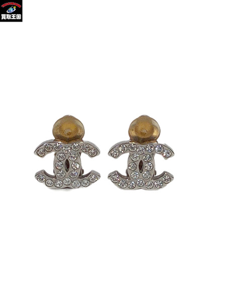 CHANEL/ココマーク/ラインストーン/イヤリング