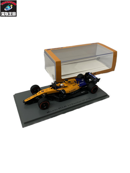 SPARK 1/43 McLaren MCL34 3rd Brazillian GP 2019