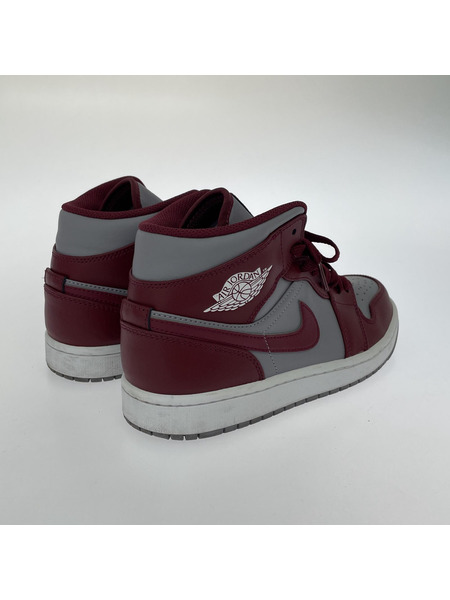 NIKE AIR JORDAN 1 MID Team Red DQ8426-615 25.5cm