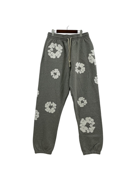 DENIM TEARS COTTON WREATH SWEATPANT GREY フラワースウェットパンツ XL 灰