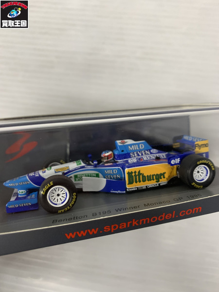 spark 1/43 Benetton B195 Winner Monaco GP 1995