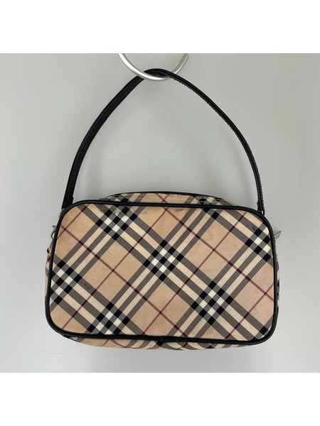 BURBERRY BLUE LABEL ハンドバッグ ノヴァチェック アクセサリーポーチ