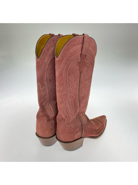 LUCCHESE ブーツ スエードウェスタンブーツ PNK (7)
