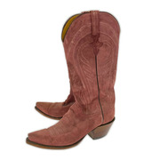 LUCCHESE ブーツ スエードウェスタンブーツ PNK (7)