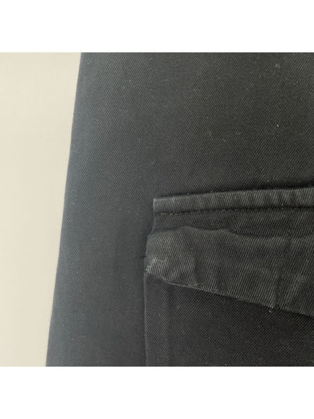 Y's パンツ 80s 裾ジップ ワイドパンツ 黒