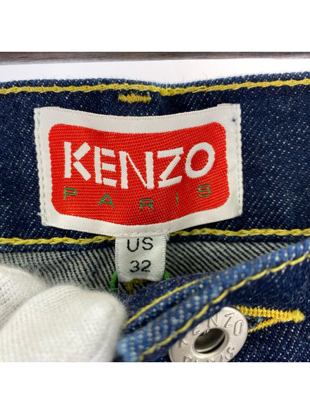 KENZO デニム・ジーンズ RINSE ASAGAO STRAIGHT JEANS W32