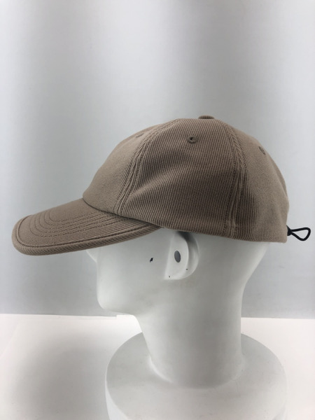 PWA “CORD 6PANEL CAP”. ベージュ キャップ 帽子