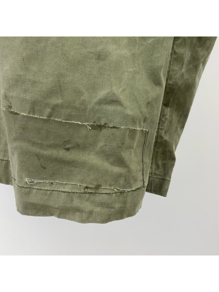 OLD・VINTAGE 40s U.S.NAVY N-2 デッキレインパーカー フック KHK