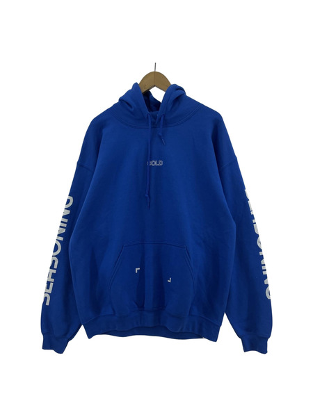 COLOR HOODIE パーカー 青 SE19FW-HD-A03