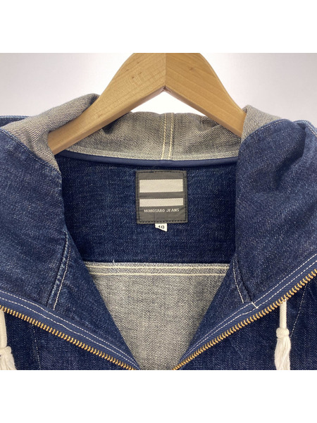 桃太郎ジーンズ パーカー（ジップアップ）[値下]