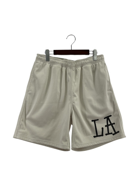STUSSY ショートパンツ MESH SHORT LA WHT M