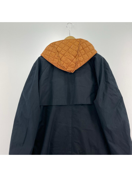 Acne Studios ジャケット キルティングフードステンカラーコート NVY ()