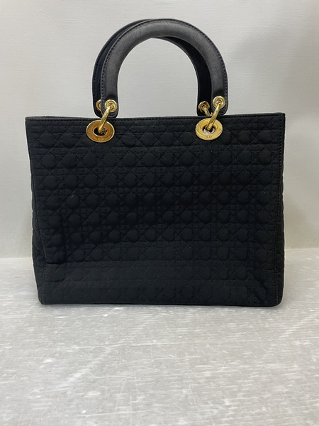 Dior レディディオール カナージュ ハンドバッグ ブラック[値下]