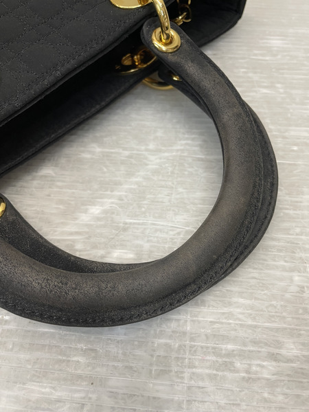 Dior レディディオール カナージュ ハンドバッグ ブラック[値下]